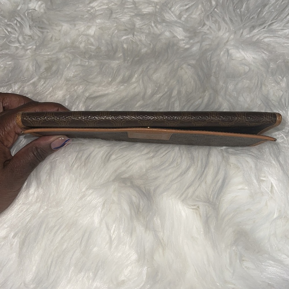 CELINE PARIS LEATHER TRIFOLD LONG WALLET EUC - Picture 15 of 16